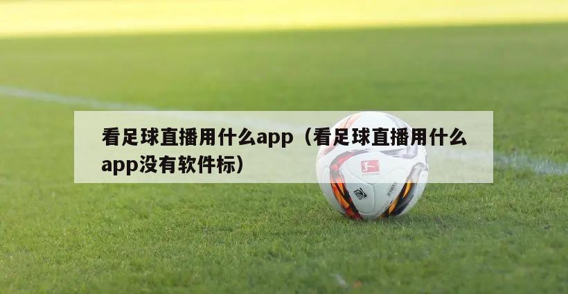 看足球直播用什么app（看足球直播用什么app没有软件标）