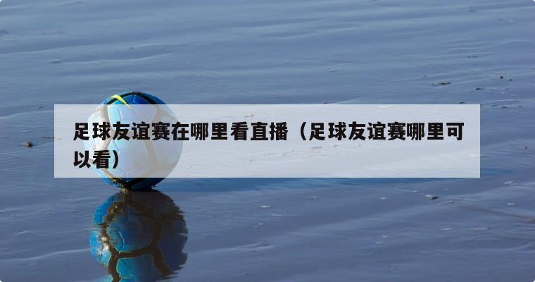 足球友谊赛在哪里看直播（足球友谊赛哪里可以看）