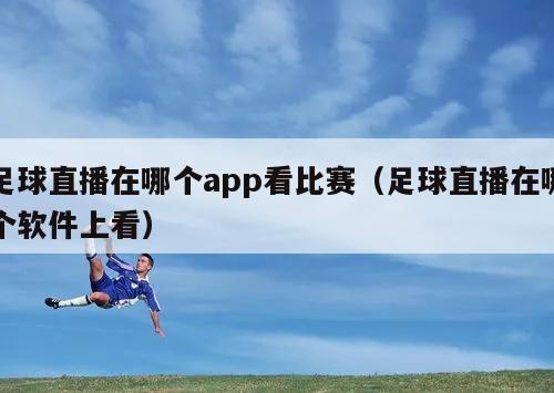 足球直播在哪个app看比赛（足球直播在哪个软件上看）