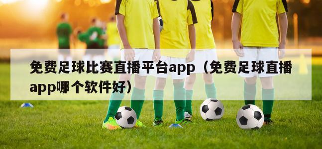 免费足球比赛直播平台app（免费足球直播app哪个软件好）