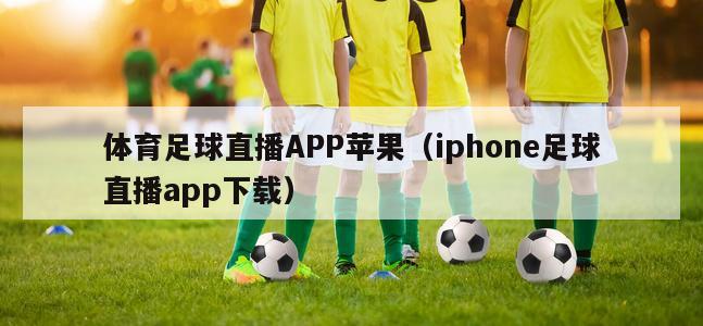 体育足球直播APP苹果（iphone足球直播app下载）